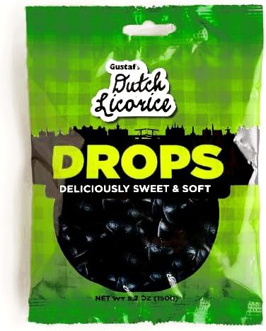 Gustafs Dutch Licorice Drops (2 Unit Per Order) - Perfect Christmas Gift for the Holidays