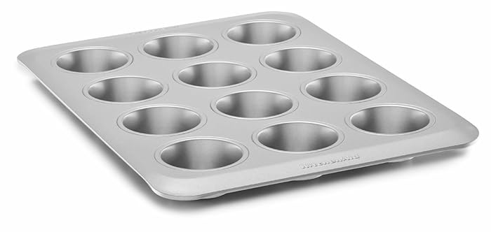 KitchenAid KB6NSO12MF Classic Nonstick 12-Cavity Regular Sized Muffin Pan Bakeware