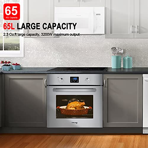 Single Wall Oven, GASLAND Chef ES609DS 24" Builtin Electric Ovens