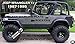 Jeep YJ Black Diamond Plate Side Rocker Panel with No Cut Outs