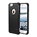 iPhone 6s case,iPhone 6 case, ShuYo Rugged Heavy Duty Impact Soft TPU Bumper Hard PC Shell Hybrid Covers Protection Shock-Absorption Resistant Bumper Case for Apple iPhone 6/6s - Black/Black
