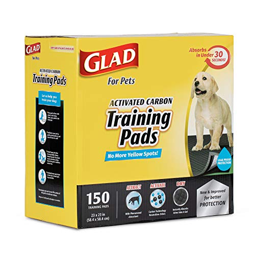 Glad for Pets Black Charcoal Puppy Pads Puppy Potty