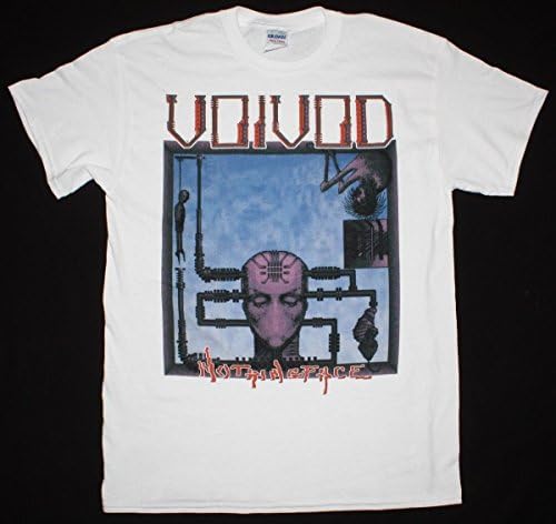 VOIVOD NOTHINGFACE'89 PROGRESSIVE TECHNO THRASH ATHEIST NEW WHITE TSHIRT For Mens