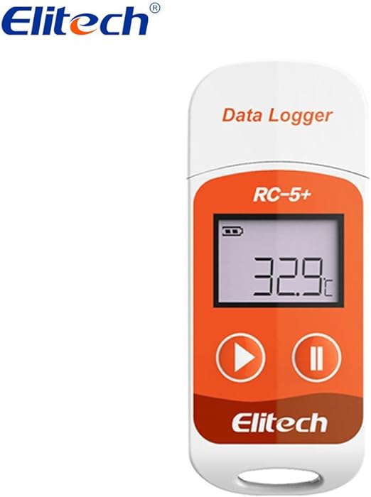 Amazon.com: Elitech RC5 Updated PDF Temperature Data Logger USB