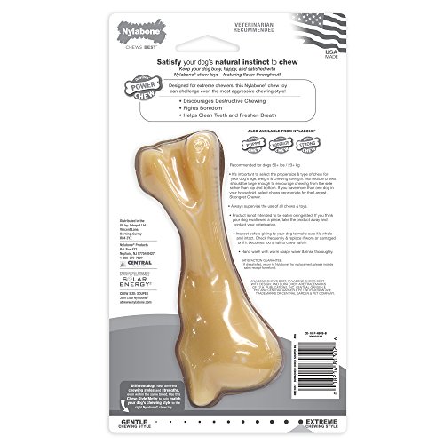 nylabone big chew durable toy bone for large breeds