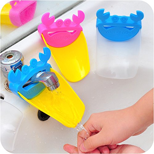 Set of 2 Kids Hand Washing Durable Water Faucet Tap Extender eBay