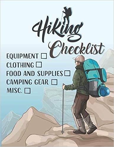 Hiking Checklist: Equipment, clothing 
