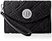 Vera Bradley Women's Microfiber Your Turn Smartphone Wristlet, Classic Black, One Size