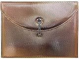 Better Office Products Professional Expanding File, 7-Pocket, Letter Size, Rose Gold