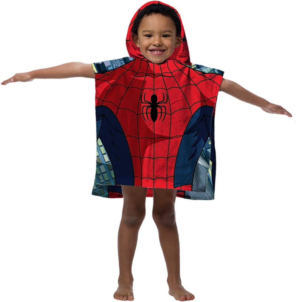 spider man hooded towel