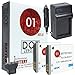 2x DOT-01 Brand 1600 mAh Replacement Canon NB-6L Batteries and Charger for Canon SX530 HS Digital Camera and Canon NB6L