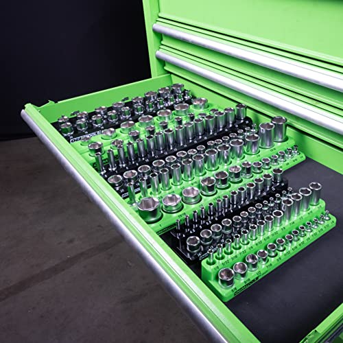 OEMTOOLS 22487 3 Piece Metric Socket Organizers, Socket