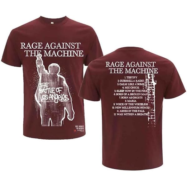 Rage Against The Machine T Shirt Bola Album Cover New Official