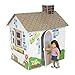 Emily Rose Doll Clothes Incredible Colorful Dollhouse or Kid's Play House with Functioning Door, Window and Roof Hatch! (Country Cottage)