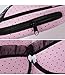 Combination of Life Portable Protect Bra Underwear Lingerie Case without Mesh Pocket Travel Organizer Pink Spotty
