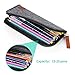 2 Pack Felt Pencil Bag Pen Case Students Stationery Pouch With Zipper for Pens Pencil Keys Organizer Women Makeup Storage