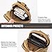 Mokasi@1000D Pouch Nylon Tactical Molle Bag Militarywith a Belt Loop Utility Waist Pack Pocket Money Purse for iPhone 6s 6 Plus 5s 5c Samsung Galaxy Note 5 4 3 LG G4 G3 (Khaki)