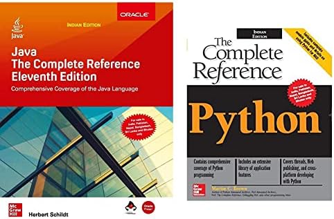 Java The Complete Reference - Eleventh Edition + Python: The Complete Reference (Set of 2 books)