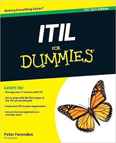 ITIL For Dummies, by Peter Farenden