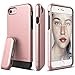 elago iPhone 7 Case [Glide][Rose Gold/Rose Gold] - [Multi-Option Case][Military Drop Test Certified][Sophisticated Shock Absorption] - for iPhone 7