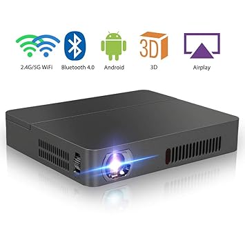 Proyector Smart Android Mini Proyector Proyector De Video Soporte ...