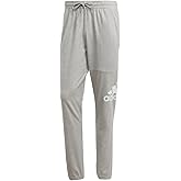adidas Men’s Essentials Logo Tapered Badge Sweatpants