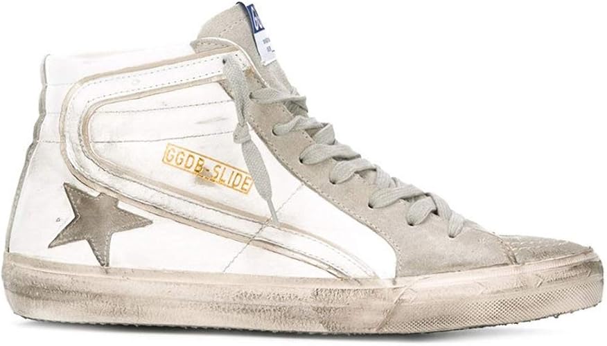 Amazon ゴールデングース Ggdb Golden Goose Deluxe Brand メンズ Slide レザー スニーカー White 並行輸入品 スニーカー