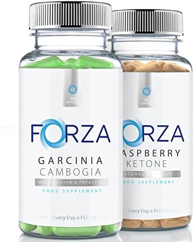 FORZA FITNESS Garcinia Cambogia (90 Capsule) &amp; Raspberry Ketone (90 Capsule) Weight Loss