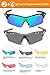 Polarized Sunglasses Mens Sunglasses 2 Pairs Sports Sunglasses for Men Women Sunglasses