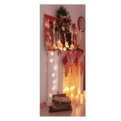 Amazon Com Home Find Christmas House Door Cover Merry