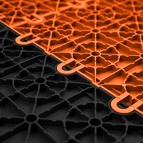 IncStores ⅜ Inch Thick Nitro Interlocking Garage Floor Tiles Plastic