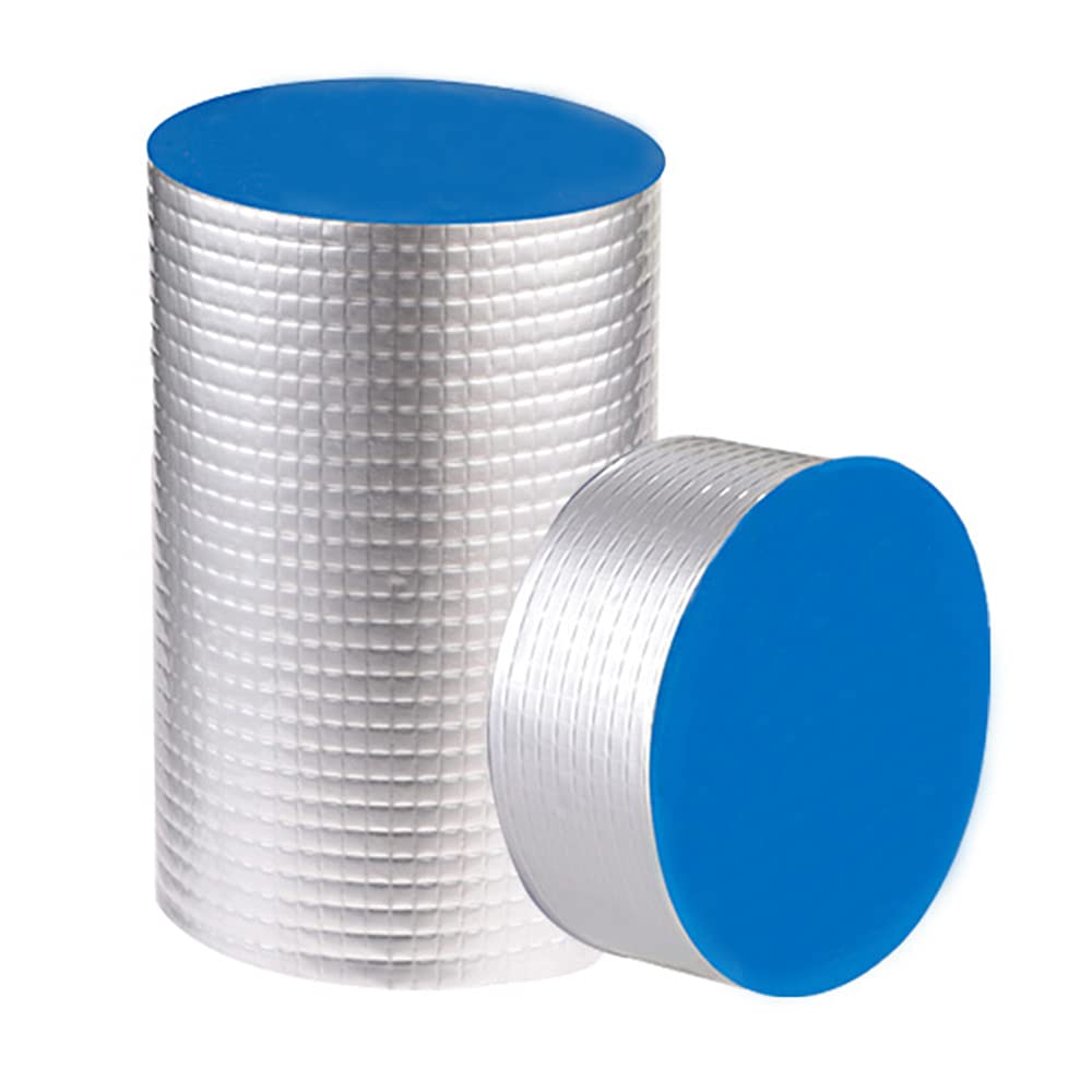 Tiardey 2inch Wide,16ft Long Butyl Seal Tape,Leak Proof Waterproof Duct Strip,for RV Repair,Window,Silicone,Boat and Pipe Sealing,Roof Patching - Silver