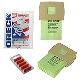 Oreck Canister Handheld Vacuum Cleaner Bags And 5 Fresheners Pack Of 12
