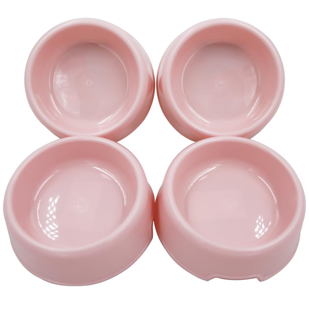 Photo 1 of Dog Bowls Cat Bowls (Pink 4-Pack)
