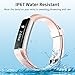KARSEEN Fitness Tracker,Fitness Watch U2 with Step Counter Watch and Activity Tracker, IP67 Waterproof Fitness Watch as Calorie Counter Pedometer Smart Watches for Kids Women Men (Pink)