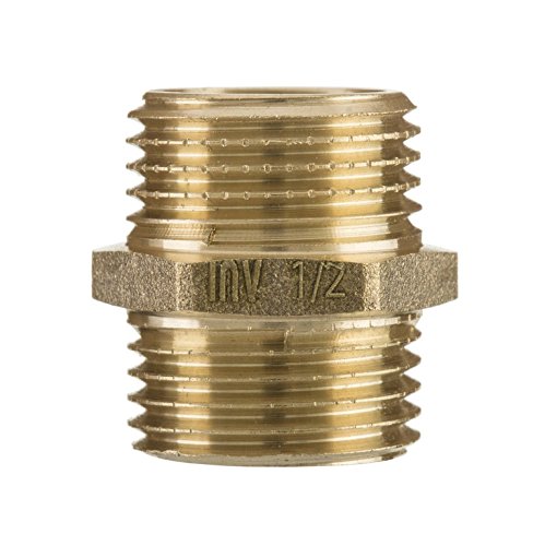 3/4" x 3/4" inch Union Pipe Connection Pipe Nipple Wire Carpenter Brass Fitting BSP Male
