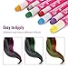 Hair Chalk Pens 12 Colors - Safe & Temporary & Washable Hair Pen for Kids, Girls, Gift, Party, All Age Can Use