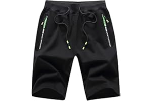 Tansozer Mens Athletic Shorts with Pockets Short Sport Homme