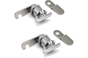NIANNIAN 2Pcs Thumb Operated Cam Lock 7/8" Non-Locking Compartment Lock for RV, Camper, Vehicles, Storage