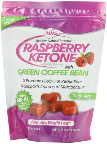 Healthy Natural Systems Diet Supplement, Raspberry Ketone Chews Pouch, 30 Count by Healthy Natural Systems