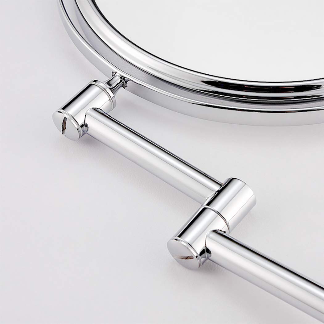 Doppelseitig Badezimmer Wandspiegel 360° Schwenkbarer Make-up Spiegel