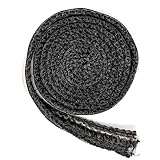 Midwest Hearth Wood Stove Replacement Gasket for Woodburning Stoves - Graphite Impregnated Fiberglass Gaskets (11/16" x 3/16" x 54" Flat Tape w/Self Adhesive Back)