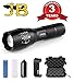 JABAL Led Rechargable Torch 1000 Lumen Tactical Brightest Flashlight Zoom Best Bike Cree LED Mini Strobe Police Military Grade. Streamlight Waterproof. 3 YEAR WARRANTY