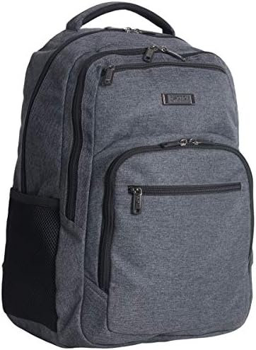 Kenneth Cole Reaction Travelier Multi-Pocket Laptop & Tablet Business, School, & Travel Backpack Bag, Charcoal, One Size 2 Kenneth Cole Reaction Travelier Multi-Pocket Laptop & Tablet Business, School, & Travel Backpack Bag, Charcoal, One Size