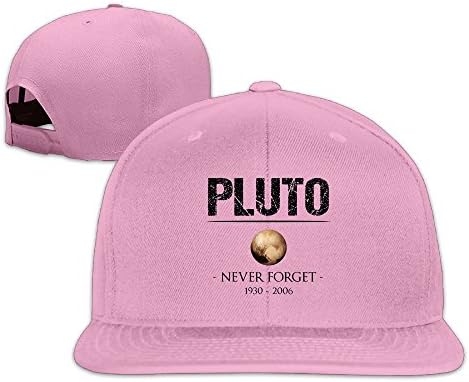 DAFACHICKEN Unisex Man's Women's Pluto Never Forget 1930-2006 Expedient Dad Hat Pink