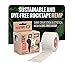 RockTape Hemp Kinesiology Tape, Dye Free, Cotton Free, Water Resistant, Reduce Pain & Injury Recovery, Sustainable, 16.4 Feet Roll