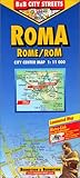 Image de Rome Laminated City Center Map 1:11 000 (B&B City Streets)