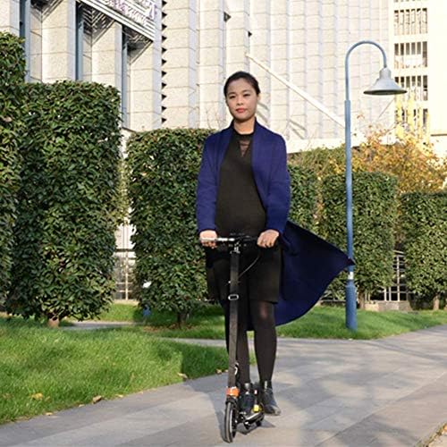 ハンドブレーキ付きユニセックスアダルトキックスクーター ビッグホイール付き折りたたみ式通勤スクーター おもちゃ 女性 男性 10代 腕時計 子供向け誕生日プレゼント 最大100kg ホーム 非電動 B07z8vd4jr