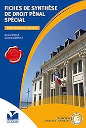 Fiches de synthèse de droit pénal spécial