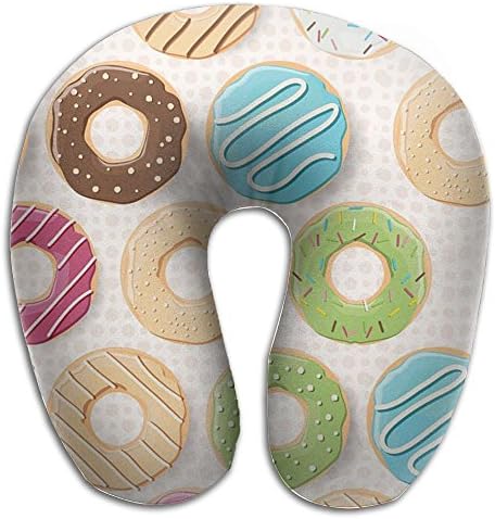 GDUTB17 U-shaped Memory Foam Doughnut Neck Pillow Soft Travel Pillow Airplane Car Office Pillow For Adult And Kids